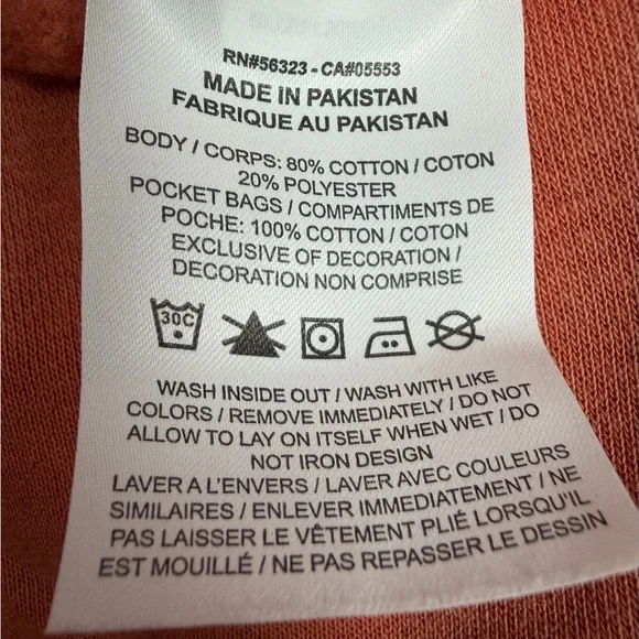 Nike Women’s Rust Orange Sportswear Essential Fleece Joggers Sweatpants Size L - Picture 16 of 17